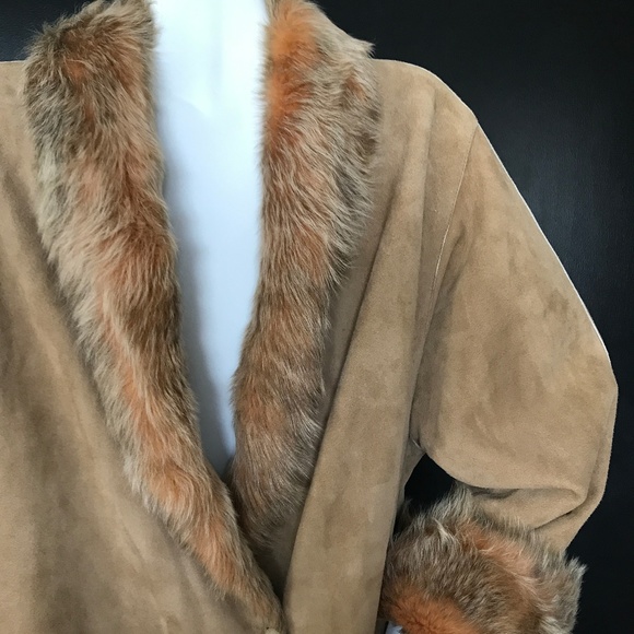 Fendi Vegan Suede Swing Coat - Picture 3 of 10